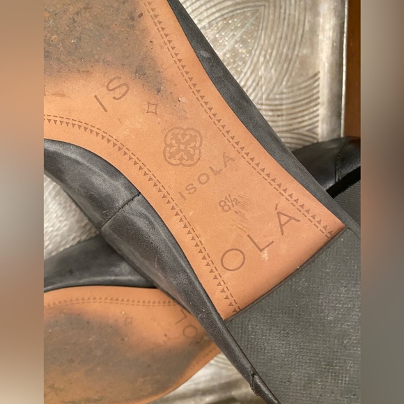 Gunmetal grey flats with buckle detail - Picture 7 of 7